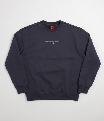 Element x Millet Hit The Top Crewneck Sweatshirt in Shadow Blue