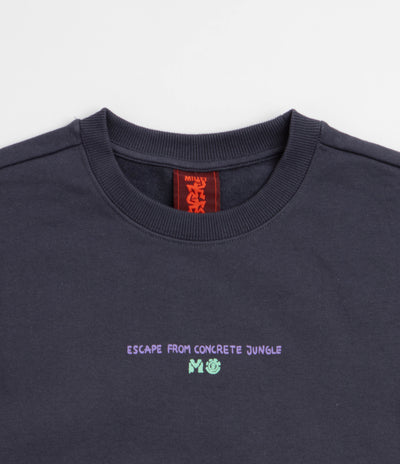 Element x Millet Hit The Top Crewneck Sweatshirt in Shadow Blue