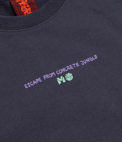 Element x Millet Hit The Top Crewneck Sweatshirt in Shadow Blue