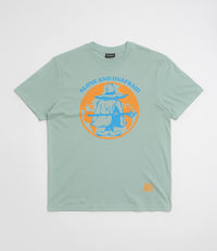 flatspot Alone And Unafraid T-Shirt in Blue Aloe