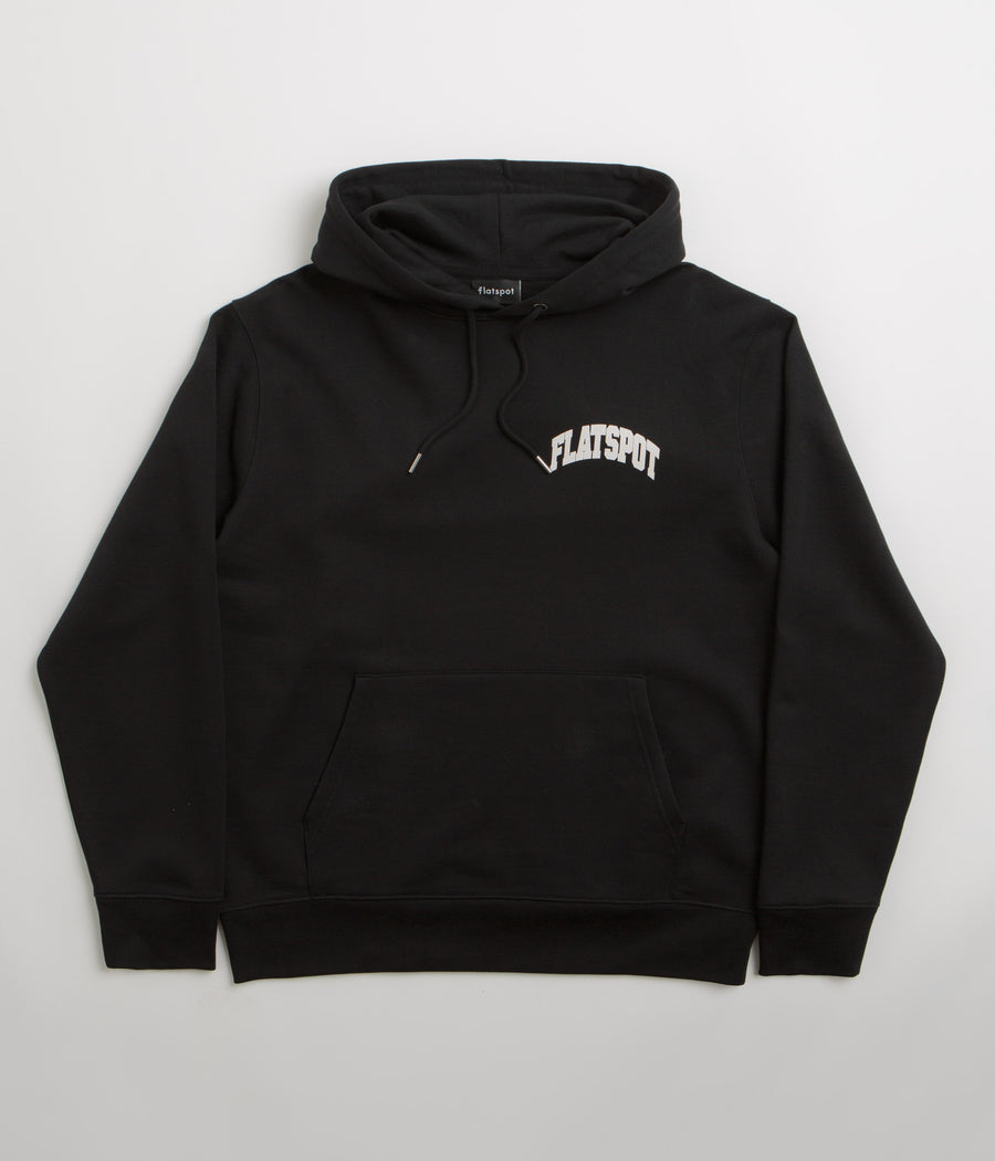 flatspot Collegiate Hoodie in Black