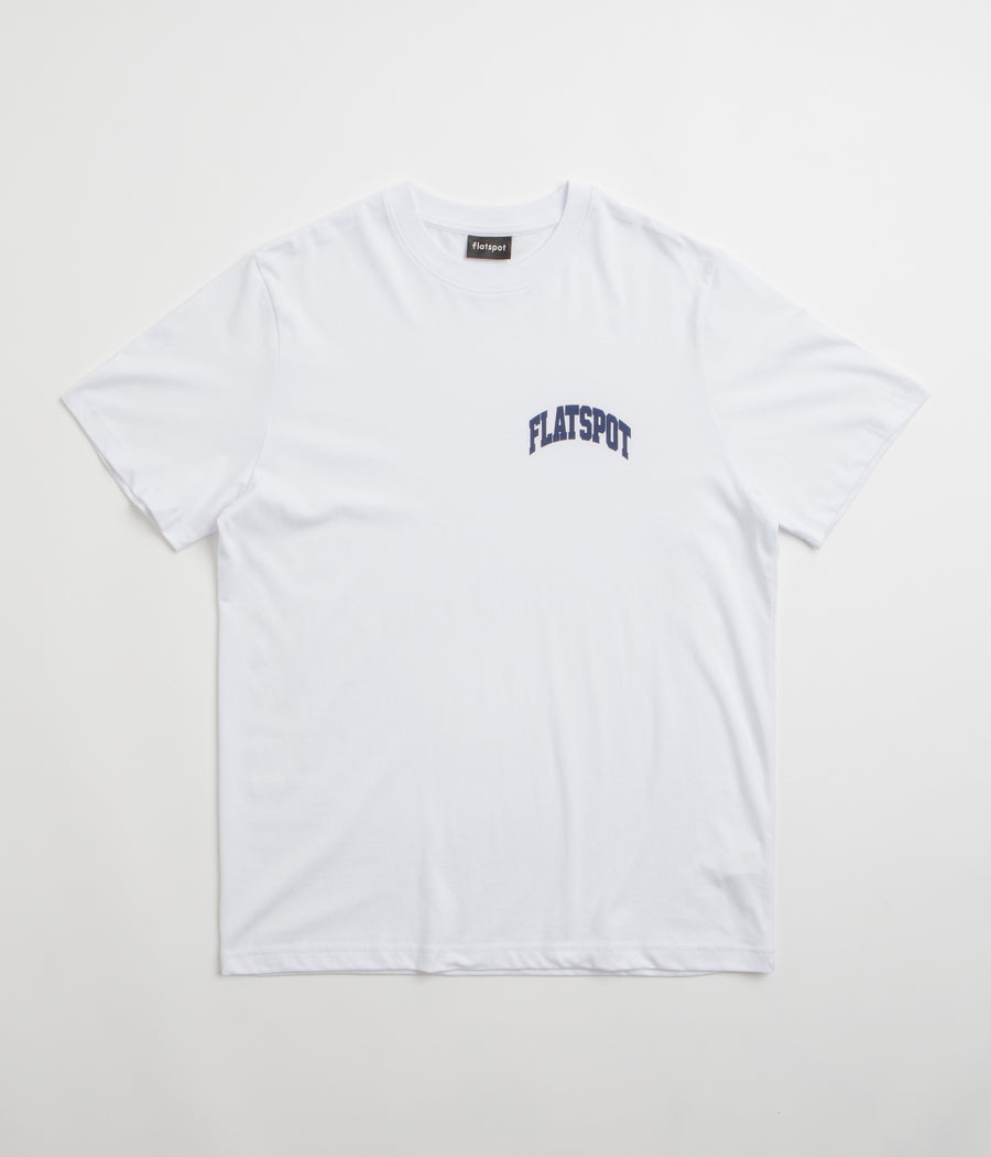 flatspot Collegiate T-Shirt in White