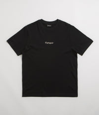 flatspot Lowercase Logo T-Shirt in Black