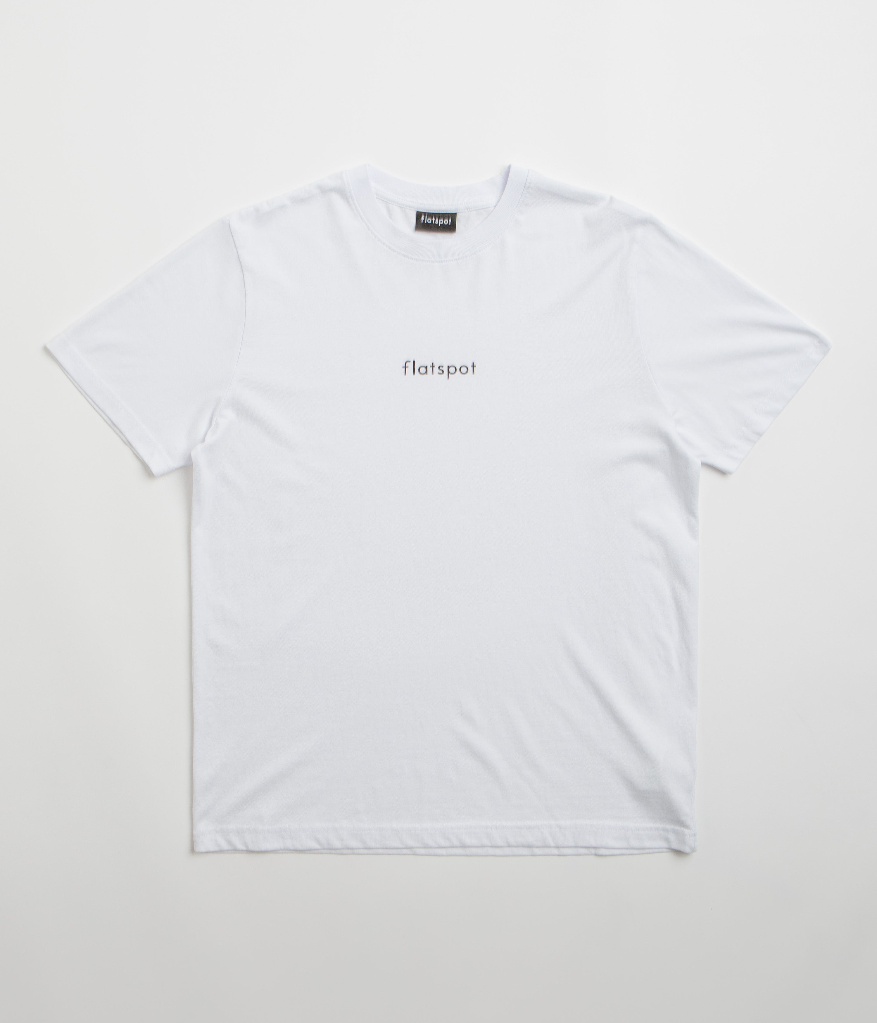 flatspot Lowercase Logo T-Shirt in White