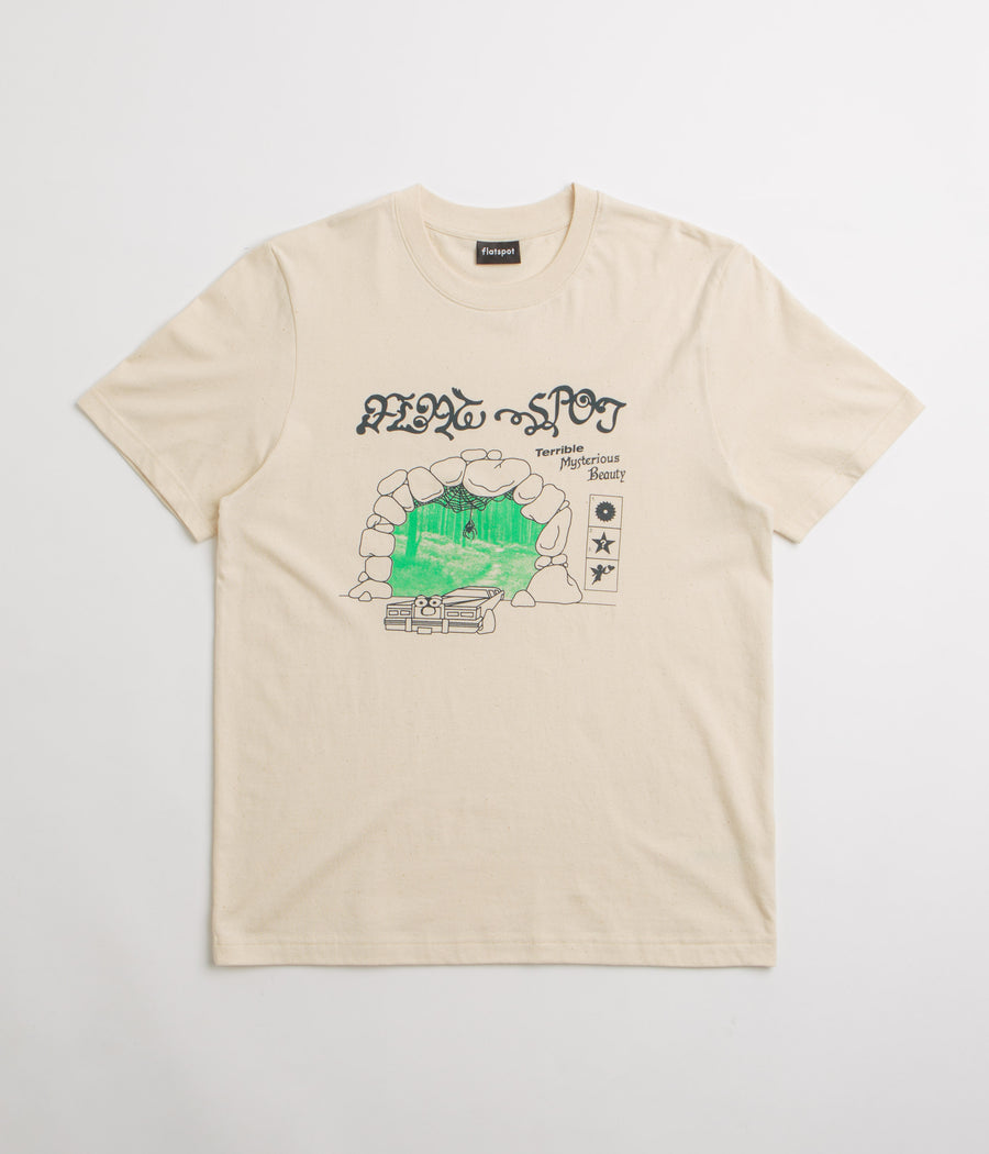 flatspot Terrible Mysterious Beauty T-Shirt in Natural Raw