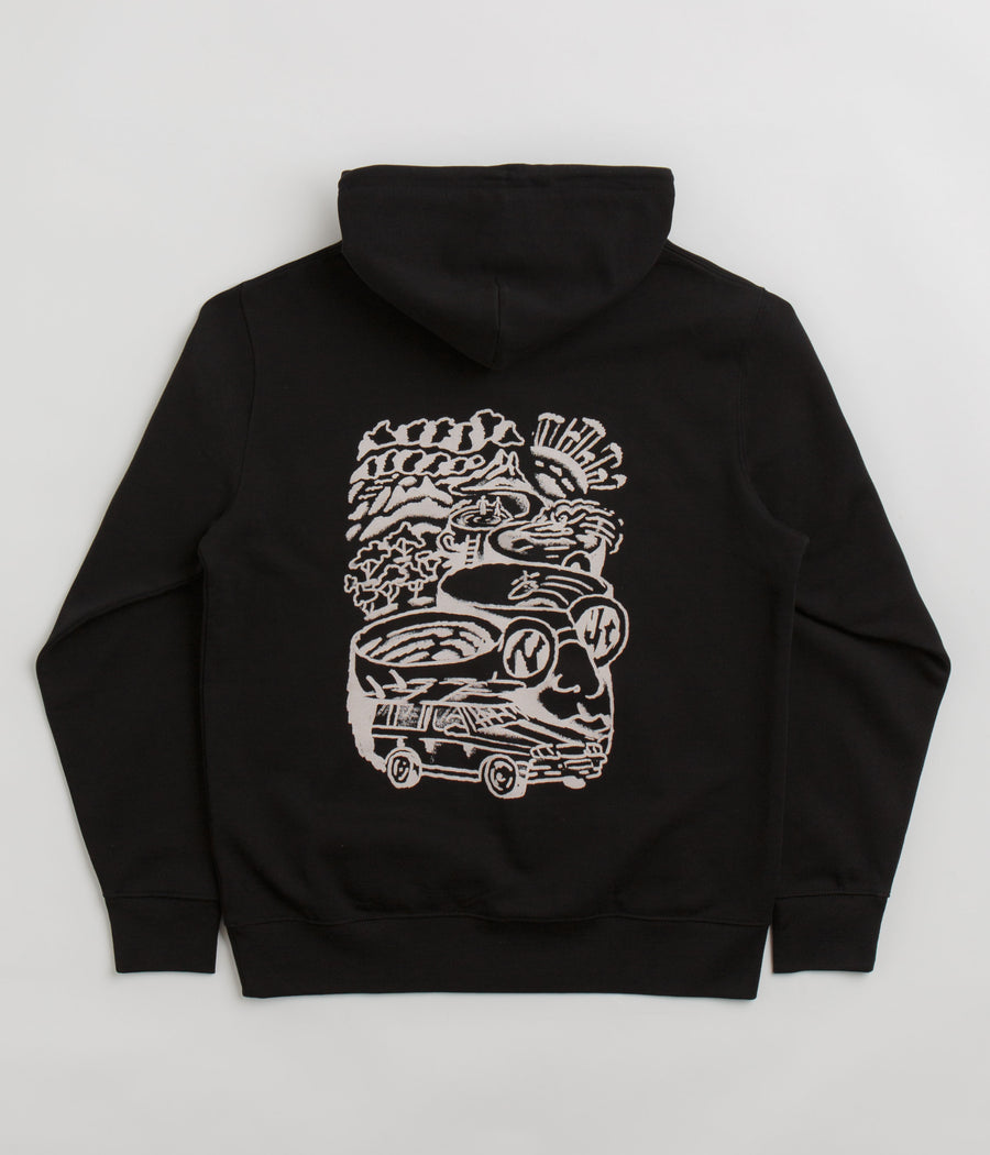 flatspot x Yallah Hoodie in Black