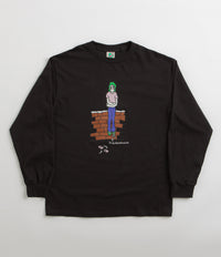 Frog Broken Glasses Long Sleeve T-Shirt in Black