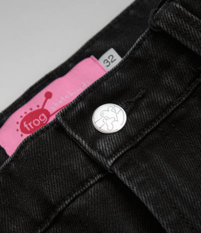 Frog Relaxed Fit Bootcut Jeans in Black