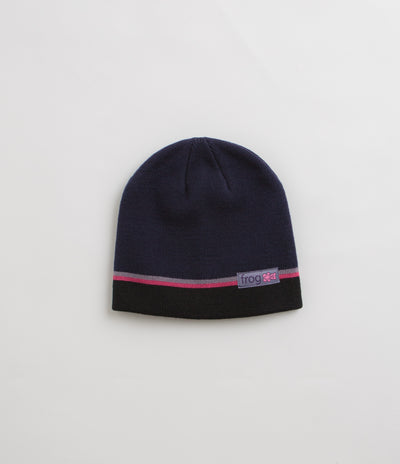 Frog Teddy Beanie in Navy