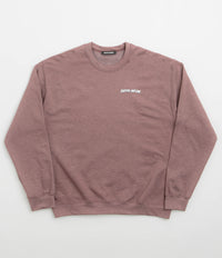 Fucking Awesome Believe Crewneck Sweatshirt in Maroon