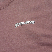 Fucking Awesome Believe Crewneck Sweatshirt in Maroon thumbnail