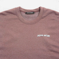 Fucking Awesome Believe Crewneck Sweatshirt in Maroon thumbnail