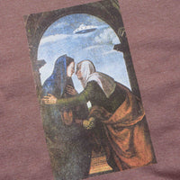 Fucking Awesome Believe Crewneck Sweatshirt in Maroon thumbnail