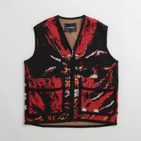 Fucking Awesome Better Half Knitted Utility Vest in AOP thumbnail
