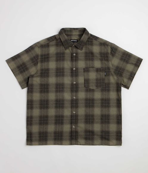 Fucking Awesome Blake's Short Sleeve Shirt  - Green / Black