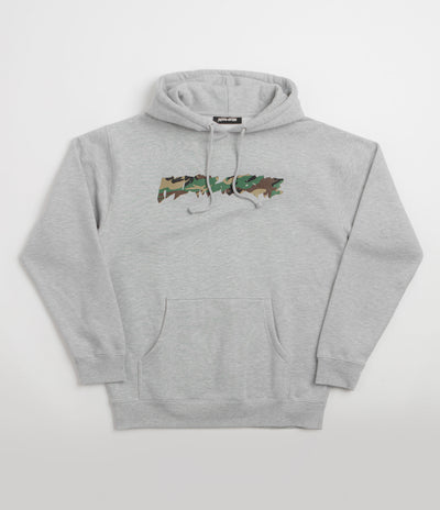 Fucking Awesome Camo Logo Hoodie - Ash Heather