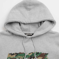 Fucking Awesome Camo Logo Hoodie - Ash Heather thumbnail
