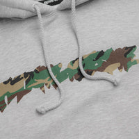 Fucking Awesome Camo Logo Hoodie - Ash Heather thumbnail