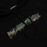 Fucking Awesome Camo Logo Hoodie - Black thumbnail