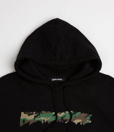 Fucking Awesome Camo Logo Hoodie - Black