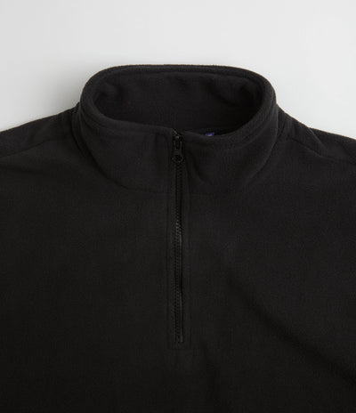 Fucking Awesome Cut Off 1/4 Zip Polar Fleece - Black