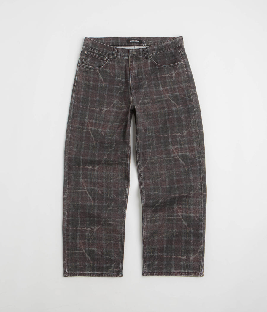 Fucking Awesome Distressed Plaid Fecke Jeans in Plaid