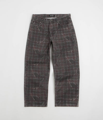 Fucking Awesome Distressed Plaid Fecke Jeans - Plaid