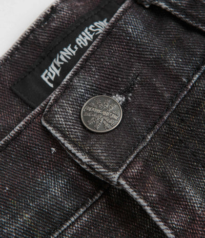 Fucking Awesome Distressed Plaid Fecke Jeans - Plaid