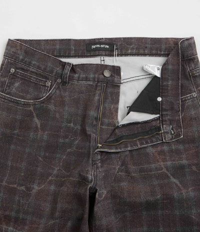 Fucking Awesome Distressed Plaid Fecke Jeans - Plaid