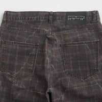 Fucking Awesome Distressed Plaid Fecke Jeans - Plaid thumbnail