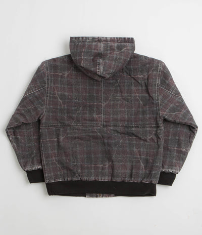 Fucking Awesome Distressed Plaid KO Work Jacket - Brown