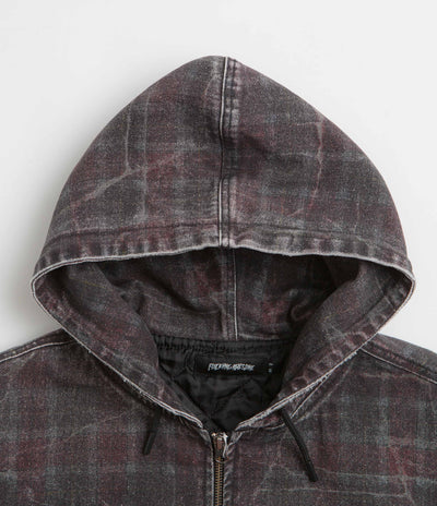 Fucking Awesome Distressed Plaid KO Work Jacket - Brown