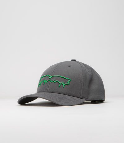 Fucking Awesome Drip Logo Cap - Charcoal