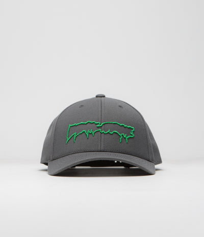 Fucking Awesome Drip Logo Cap - Charcoal