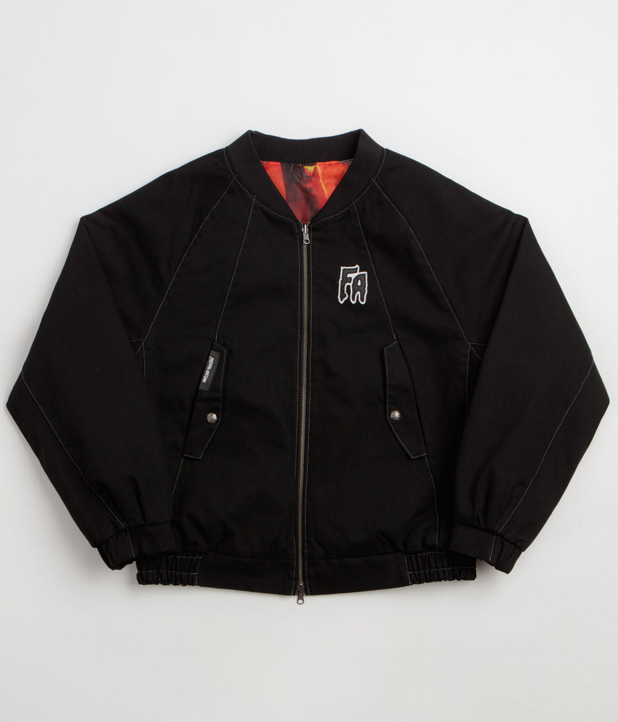 Fucking Awesome FA Reversible Bomber Jacket - Black