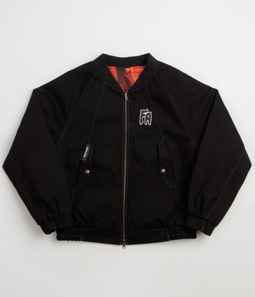 Fucking Awesome FA Reversible Bomber Jacket - Black
