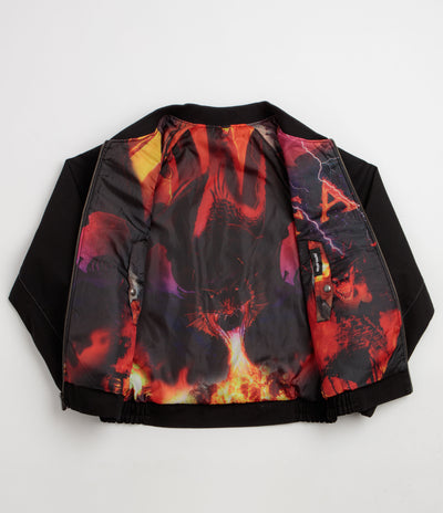 Fucking Awesome FA Reversible Bomber Jacket - Black