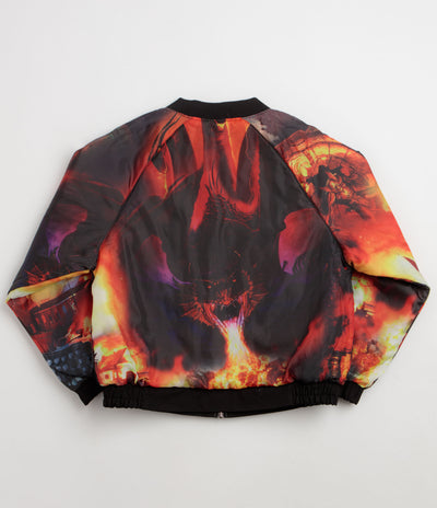 Fucking Awesome FA Reversible Bomber Jacket - Black