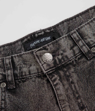 Fucking Awesome Herringbone Miller Shorts - Grey