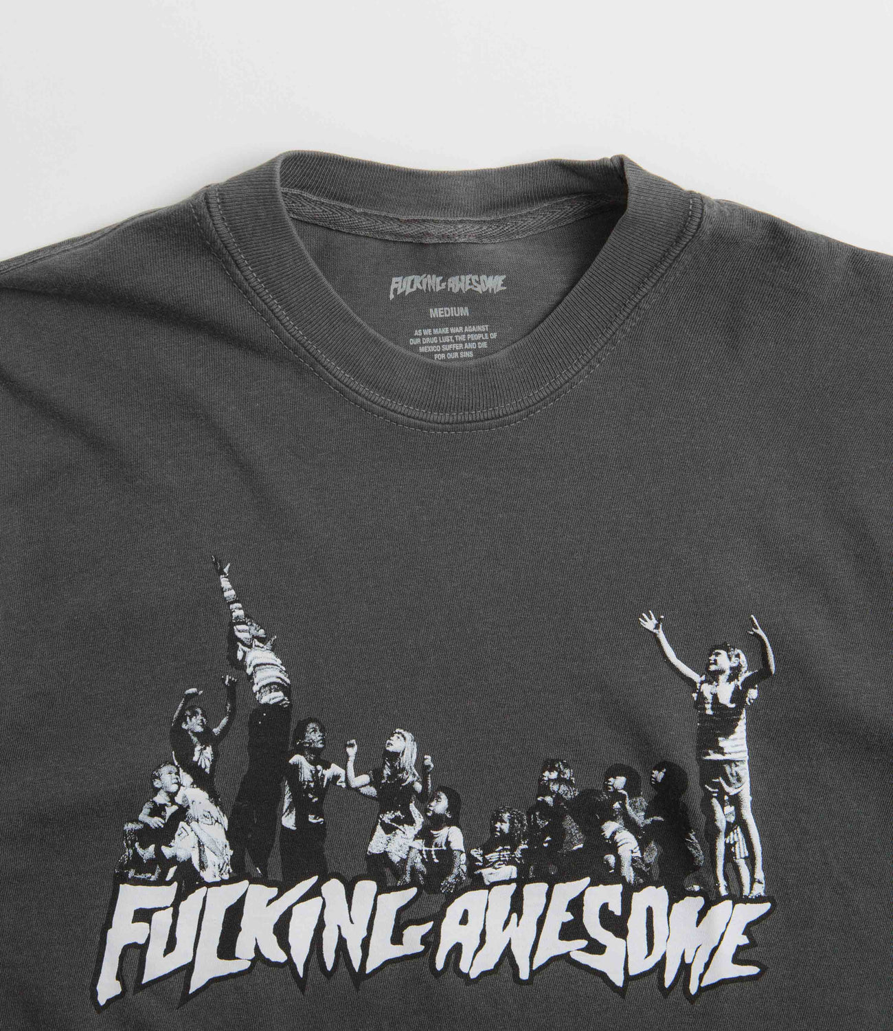 Fucking Awesome Hug The Earth T-Shirt - Pepper | Flatspot