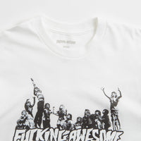 Fucking Awesome Hug The Earth T-Shirt - White thumbnail