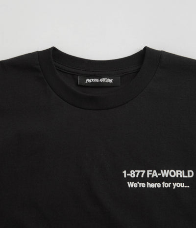 Fucking Awesome Is Your Life A Mess T Shirt Black Flatspot fucking-awesome-is-your-life-a-mess-t-shirt-black-flatspot