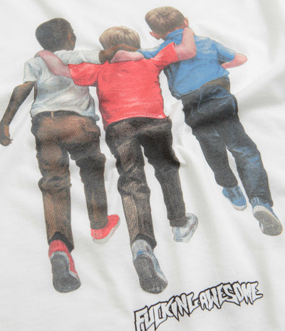 Fucking Awesome Kids Are Alright T-Shirt in White