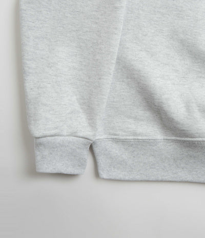 Fucking Awesome Little Stamp Crewneck Sweatshirt - Heather Grey