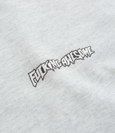 Fucking Awesome Little Stamp Crewneck Sweatshirt - Heather Grey