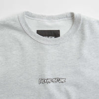 Fucking Awesome Little Stamp Crewneck Sweatshirt - Heather Grey thumbnail