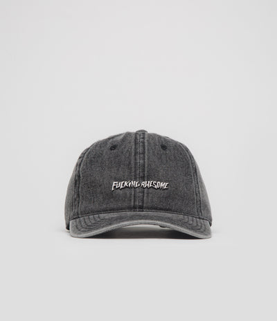 Fucking Awesome Metal Stamp Logo Cap - Black