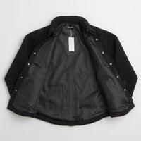 Fucking Awesome Pile Fleece Overshirt - Black thumbnail