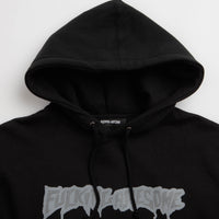 Fucking Awesome Reflective Drip Logo Hoodie - Black thumbnail