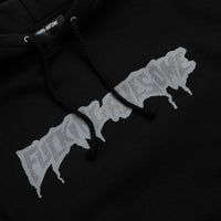 Fucking Awesome Reflective Drip Logo Hoodie - Black thumbnail